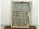 Fenêtre marocaine grille fer forgé bois peint Maroc Maghreb Atlas déco XXè