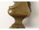 Seal gilt bronze cherub A.Colle stamp torch foundry Vincennes XIX