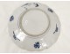 Assiette porcelaine imari Japon bouquet fleurs vase oiseaux XIXème siècle