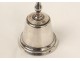 Antique silver table bell bronze bell french nineteenth century