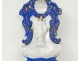 Bénitier porcelaine Paris Vierge Marie coquille Saint-Esprit dorure XIXème