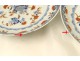 Dishes bowls pair porcelain flowers gilding eighteenth century China