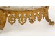 Grande coupe cristal gravé bronze doré carquois flambeaux Napoléon III XIXè