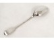 Petite cuillère argent massif Fermiers Généraux silver spoon XVIIIè siècle