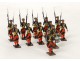 Lot 12 soldats plomb polychrome Gardes Républicains Français CBG Paris XXè