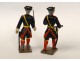 Lot 12 soldats plomb polychrome Gardes Républicains Français CBG Paris XXè