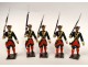 Lot 12 soldats plomb polychrome Gardes Républicains Français CBG Paris XXè