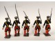 Lot 12 soldats plomb polychrome Gardes Républicains Français CBG Paris XXè