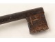 Clef old wrought iron ancient castle key eighteenth century