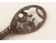 Clef old wrought iron ancient castle key eighteenth century