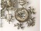 Norman Cross silver rhinestone antique french cross XIX