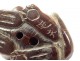 Netsuke bois sculpté chien lion Japon signé XIXème siècle