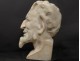 Beautiful marble bust sculpture Carrara satyr wildlife nineteenth century