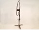 Andiron wrought iron antique eighteenth century