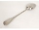 Cuillère à ragoût argent massif Fermiers Généraux silver spoon 186gr XVIIIè