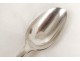 Cuillère argent massif Fermiers Généraux sterling silver spoon 66gr XVIIIè