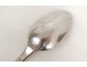 Cuillère argent massif Fermiers Généraux sterling silver spoon 66gr XVIIIè