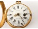 Montre de poche à coq or massif 18 carats horloger Leroy gold watch XVIIIè