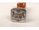 Seal silver carnelian seal coat of arms crest lion nineteenth crown