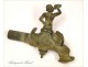 Faucet bronze, decor God Triton Conch, 19th