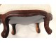 Rosewood carved wooden footrest nineteenth century Napoleon III