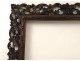 Cadre bois sculpté feuilles vigne raisins antique french frame XIXè siècle