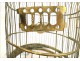 Bird cage golden brass origin Germany, 20th