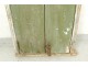 Moroccan wood window painted iron gate wrought Morocco Maghreb Atlas Deco XIXth