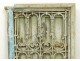 Moroccan wood window painted iron gate wrought Morocco Maghreb Atlas Deco XIXth