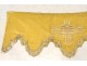 Altar antependium embroidered silk son nineteenth century church silver gold