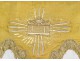 Altar antependium embroidered silk son nineteenth century church silver gold