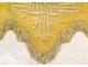 Altar antependium embroidered silk son nineteenth century church silver gold