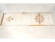 Altar antependium embroidered damask silk flowers IHS nineteenth church