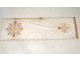 Altar antependium embroidered damask silk flowers IHS nineteenth church