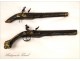 Pair of dueling pistols or officer, 18th