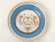 Sevres Porcelain plate Louis Philippe cherubs castle nineteenth Tuileries