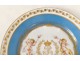 Sevres Porcelain plate Louis Philippe cherubs castle nineteenth Tuileries