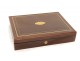 Rosewood box set box golden brass tokens pearl Napoleon III nineteenth