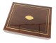 Rosewood box set box golden brass tokens pearl Napoleon III nineteenth