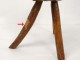 Rustic wooden stool stool french antique art Popular nineteenth century