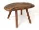 Rustic wooden stool stool french antique art Popular nineteenth century