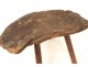 Rustic wooden stool stool french antique art Popular nineteenth century