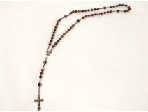 Rosary rosary silver metal cross Christ rosary beads nineteenth century