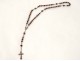 Rosary rosary silver metal cross Christ rosary beads nineteenth century