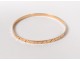 Bracelet jewelry 18k solid gold bangle gold horse head twentieth 11,74gr