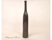 Ceramic bottle, signed Ruelland, 20th