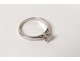 Ring 18K white gold small diamond gold ring eagle&#39;s head twentieth century