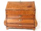 Beautiful little Scriban Dutch Masters eighteenth century walnut desk