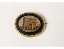 Pin micro mosaic Triumph Arch of Constantine Rome Italy Grand Tour nineteenth