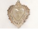 Heart devotion heart marie monogram silver cherub nineteenth century